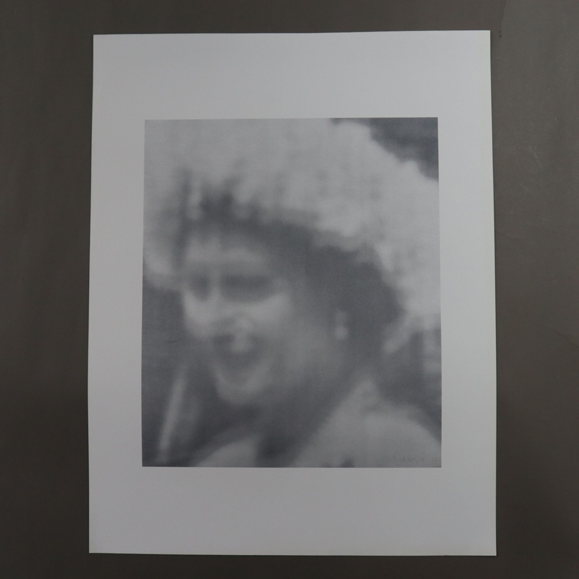 Richter, Gerhard (*1932, Dresden) - "Elisabeth I", Giclée-Druck auf Papier", im Druck signiert und  - Bild 2 aus 4