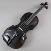 Geige / Violine - 4/4 Größe, auf dem gedruckten Faksimile-Etikett bezeichnet "Pietro Floriani 1858 