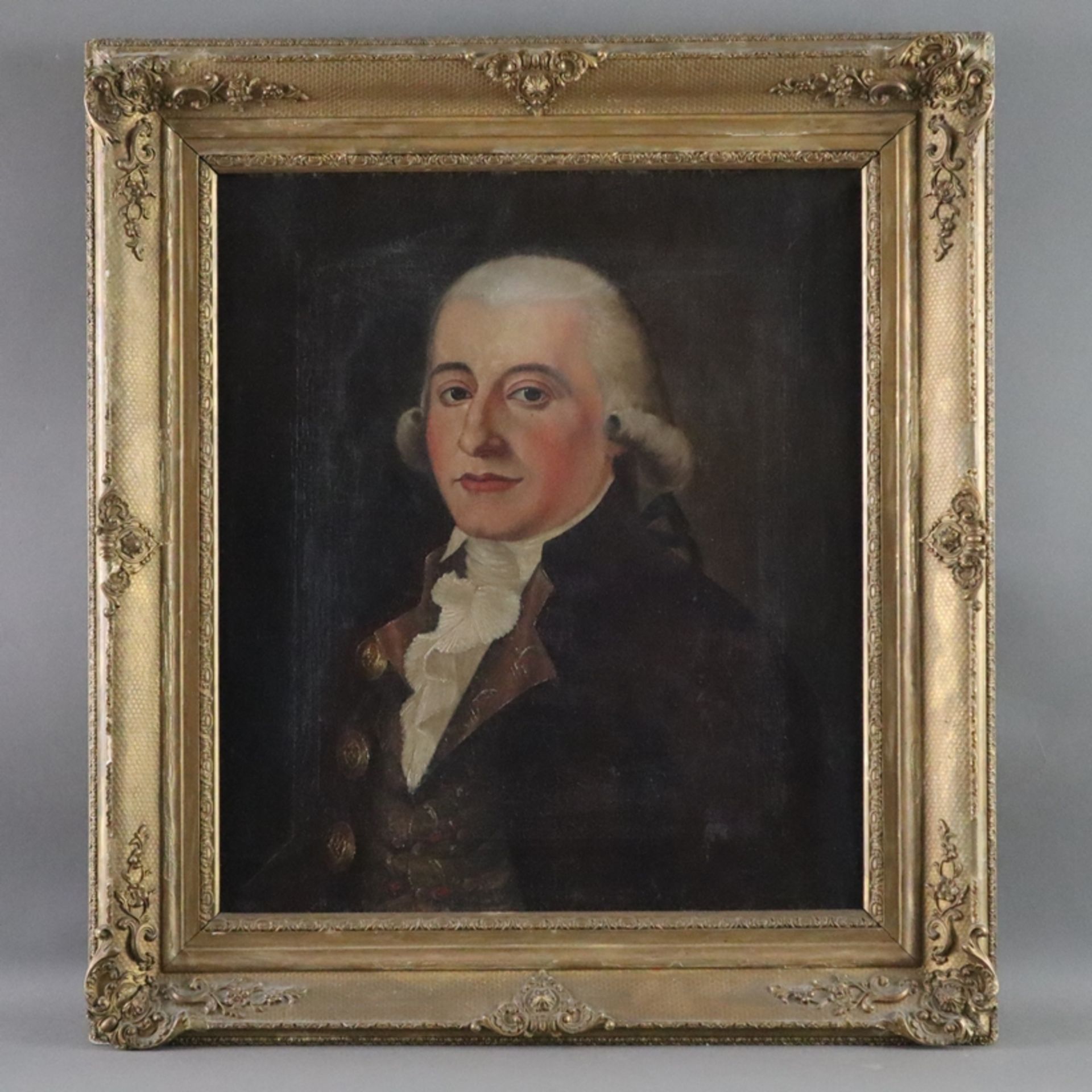 Bildnismaler -um 1800 - Portrait des Barmer Fabrikanten Wilhelm Johann II. Molineus (1768-1841) in - Image 2 of 10