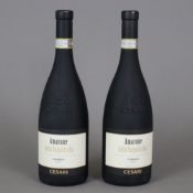 Weinkonvolut - 2 Flaschen, Cesari Amarone della Valpolicella, Classico, Jahrgang 2015, 0,7 Liter