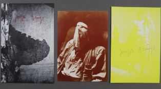 Beuys, Joseph (1921 Krefeld - 1986 Düsseldorf) - Drei Postkarten, "Joseph Beuys auf dem Flug nach A