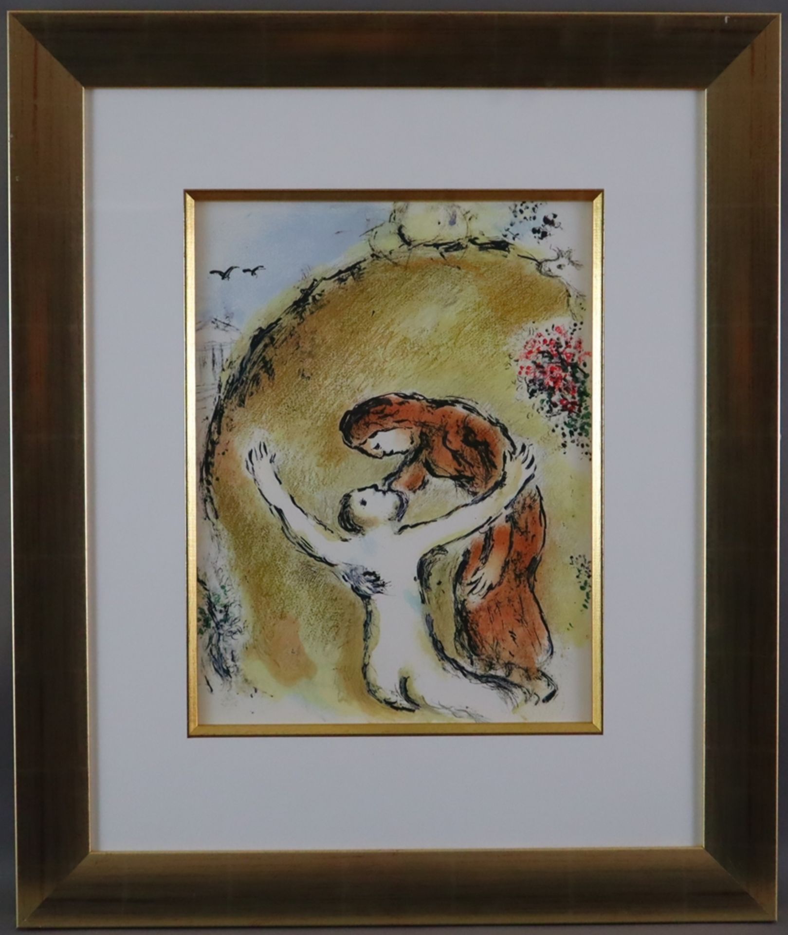 Chagall, Marc (1887-1985) - „L’âme d’Elpenor / Die Seele Elpenors “, Farblithografie aus Homère, L' - Bild 2 aus 6