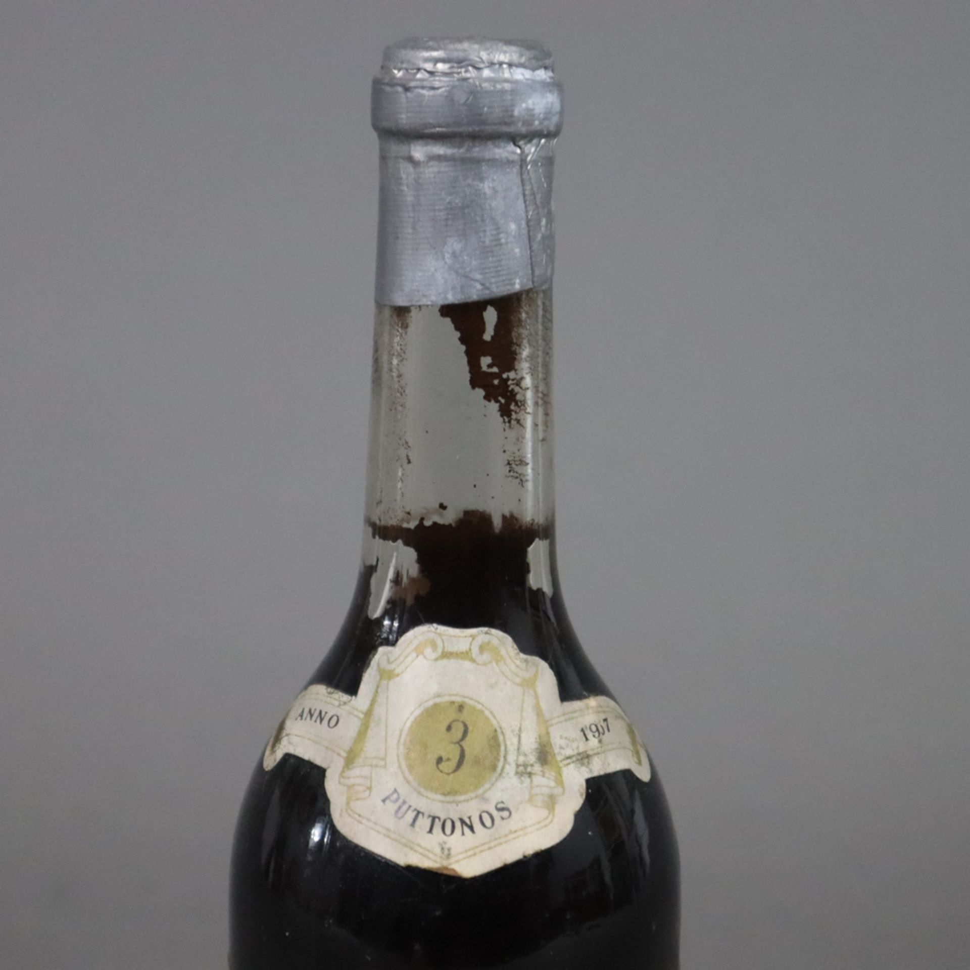 Wein - Tokaji Aszú 3 Puttonyos 1957, Export Monimpex, Ungarn, 0,5 l, original versiegelt, Etikett m - Image 2 of 5