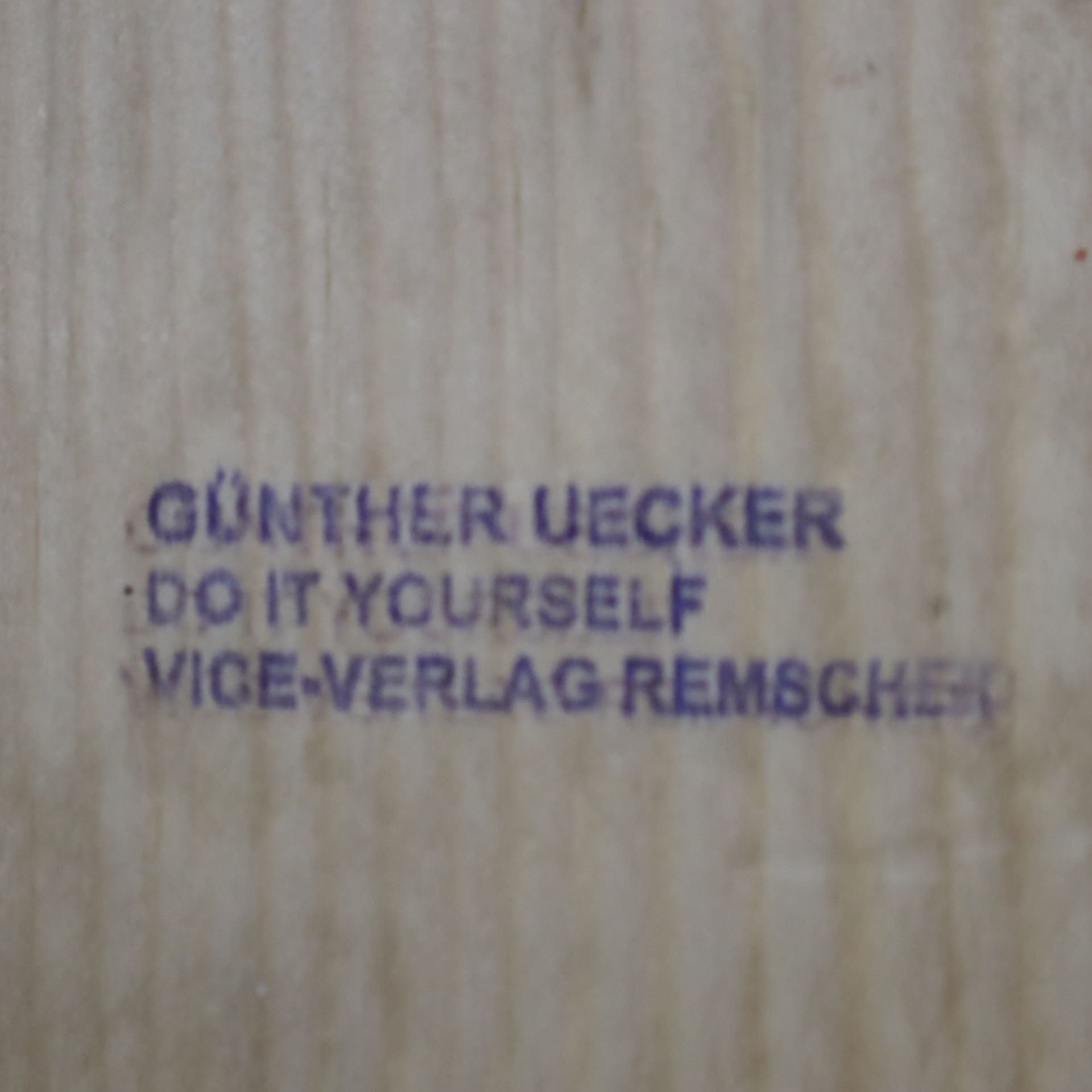 Uecker, Günther (*1930 Wendorf) - 'Do it yourself', Multiple einer unlimitierten Auflage: Ein 300g- - Bild 5 aus 5