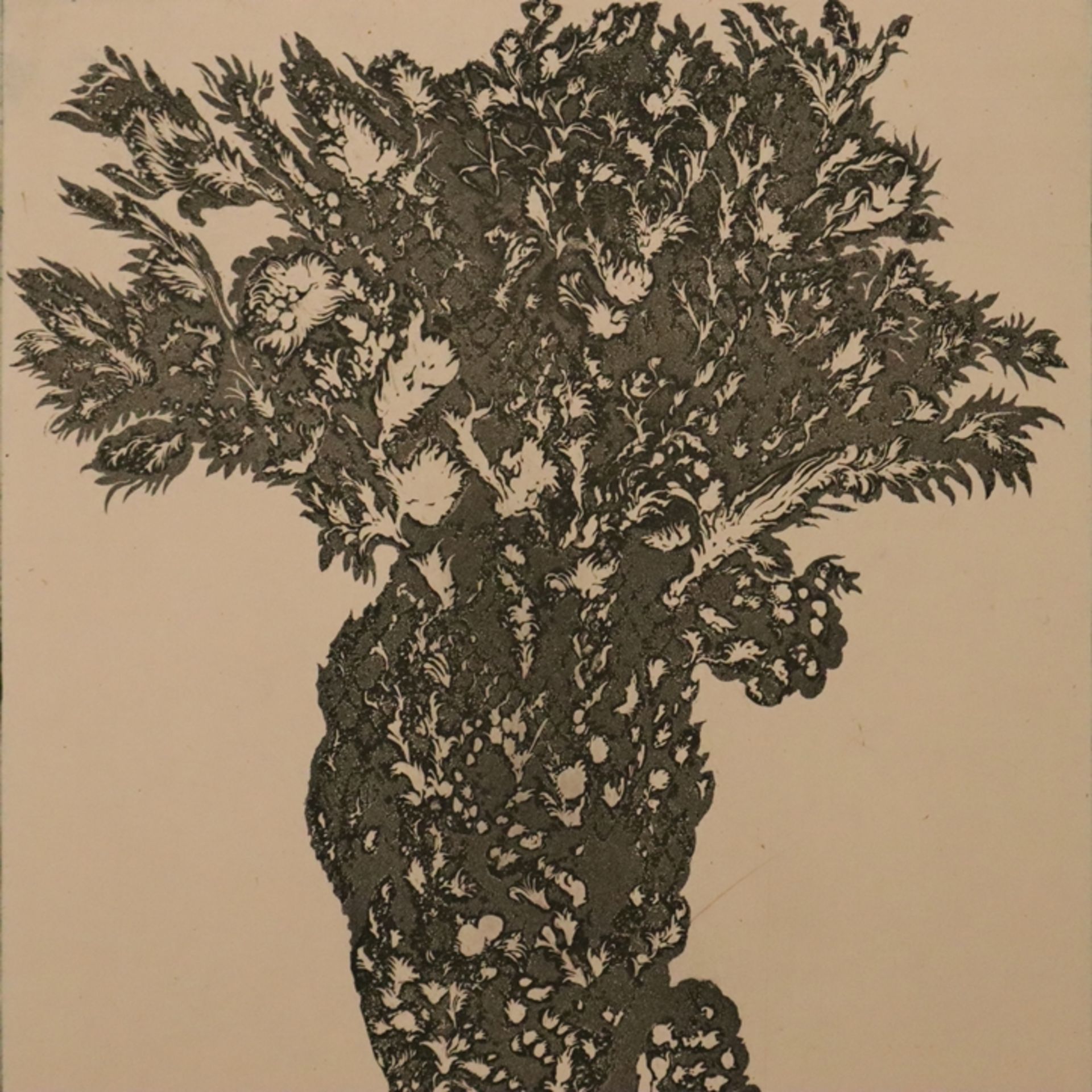 Fuchs, Ernst (1930-Wien-2015) - "Lilith Hinter dem Baum der Erkenntnis", 1975, Radierung auf Papier - Bild 3 aus 4