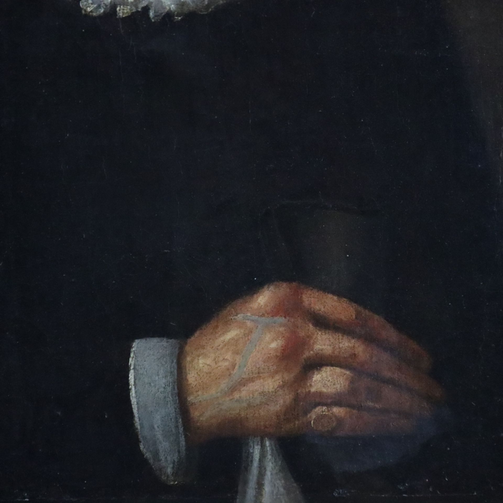 Niederländischer Portraitist des 17.Jhs -- Ausdrucksstarkes Bildnis eines niederländischen Geistlic - Image 6 of 9