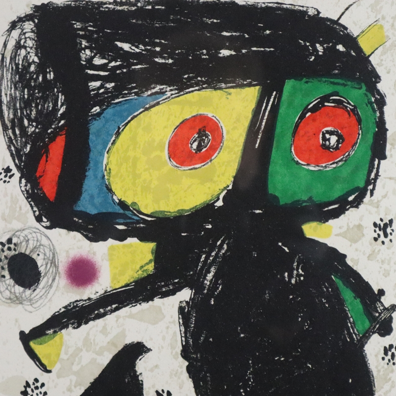 Miró, Joan (1893 Barcelona -1983 Mallorca) - "Poligrafa XV Anos", Farblithografie, 1979, in der Pla - Bild 3 aus 4