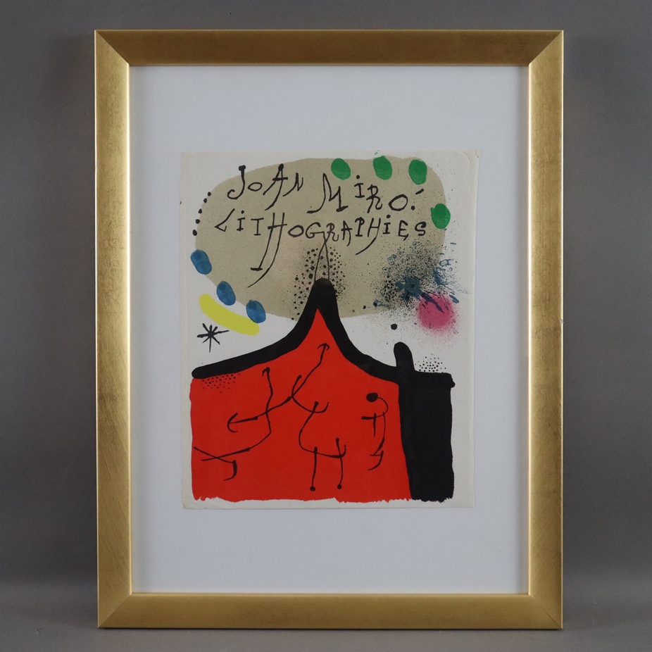 Miró, Joan (1893 Montroig - 1983 Mallorca) - Frontispiz für "Lithographies I", Original-Lithografie - Bild 2 aus 4