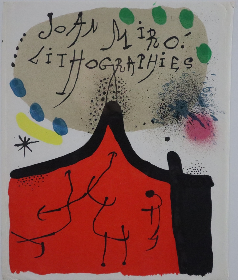 Miró, Joan (1893 Montroig - 1983 Mallorca) - Frontispiz für "Lithographies I", Original-Lithografie