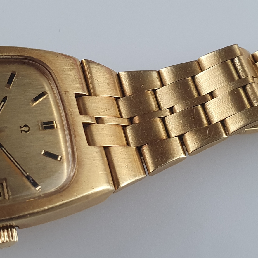 Omega-Armbanduhr - Omega Constellation Automatic Chronometer, 18 K-Goldgehäuse mit -armband, Refere - Image 5 of 9