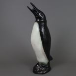 Keramikfigur "Pinguin" mit Wasserspeier-Funktion - Anfang 20. Jh., Keramik, roter Scherben, natural