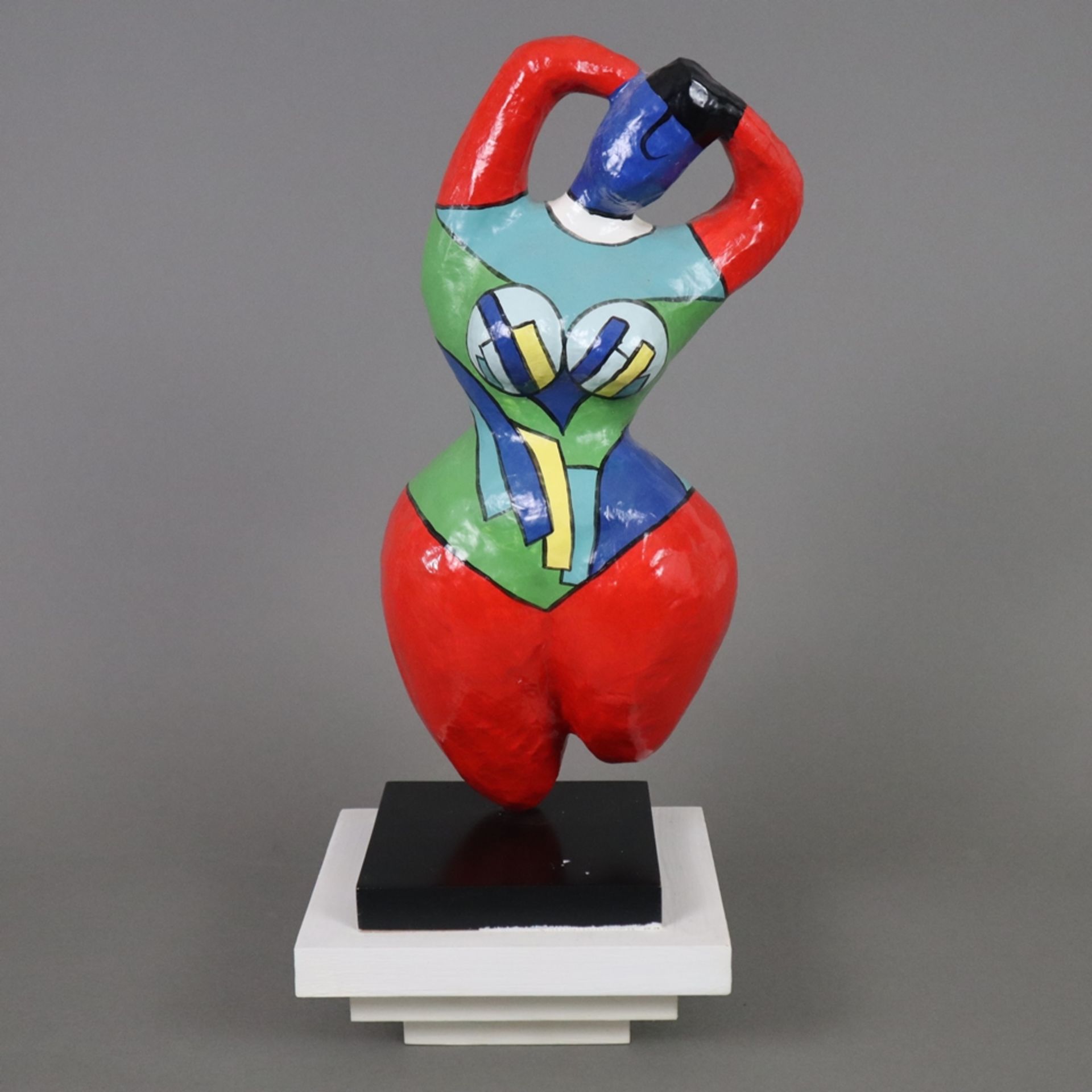 Saint-Phalle, Niki de (Neuilly-sur-Seine 1930-2002 San Diego, nach) - "Nana", Pappmaché, polychrom 