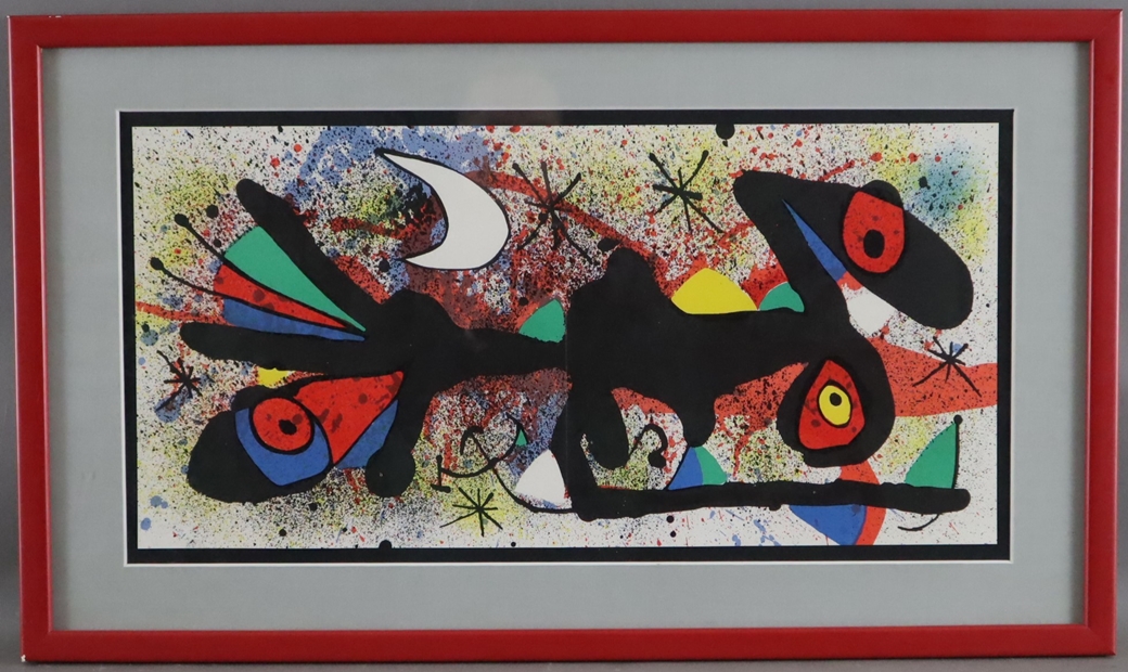 Miró, Joan (1893 Barcelona -1983 Mallorca) - "Ceramiques", Farblithografie auf Bütten, 1973, unsign - Bild 2 aus 5