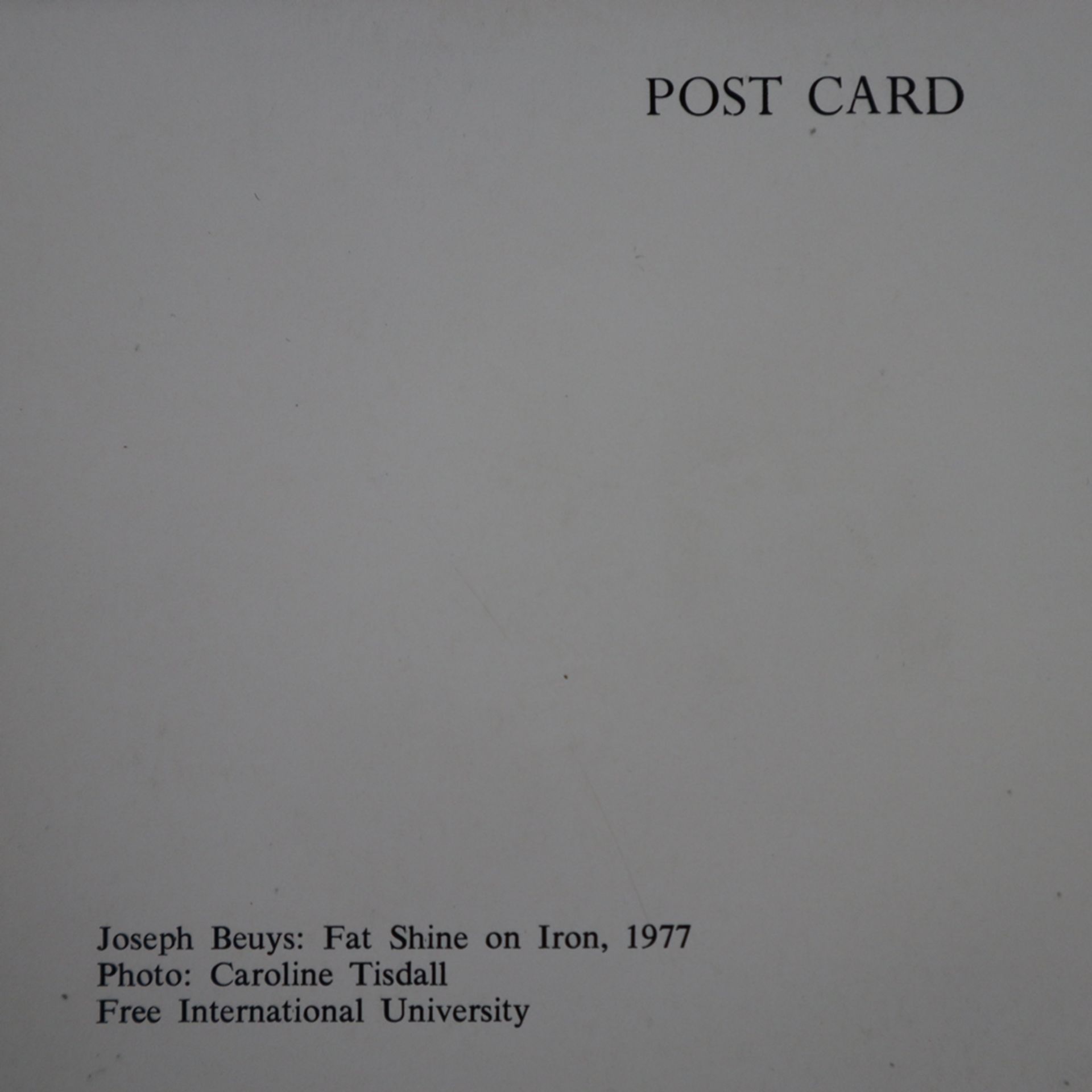 Beuys, Joseph (1921 Krefeld - 1986 Düsseldorf) - Drei Postkarten, "Joseph Beuys auf dem Flug nach A - Bild 7 aus 7