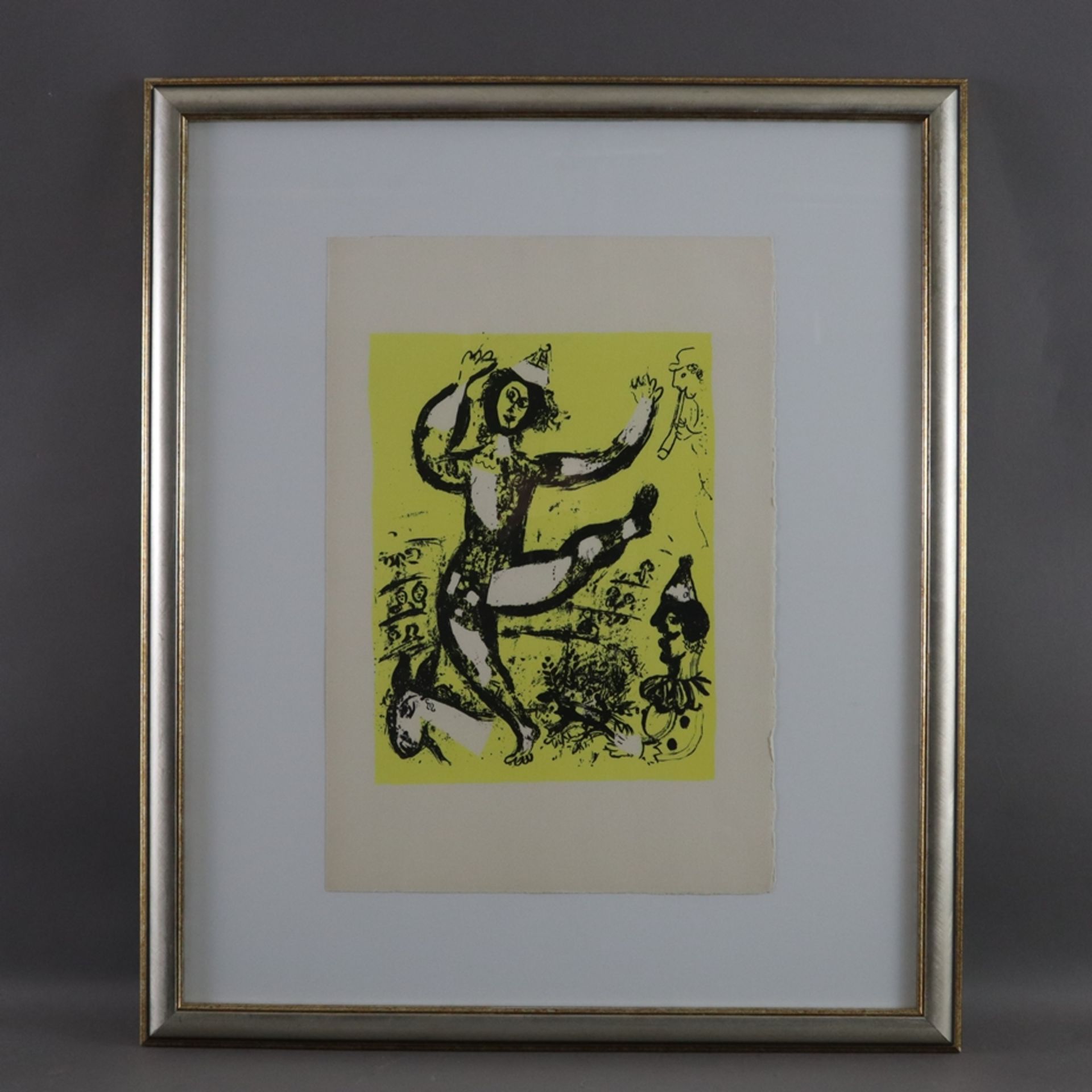 Chagall, Marc (1887 Witebsk - 1985 Saint-Paul-de-Vence) - "Le Cirque", Original-Lithografie auf Vel - Bild 2 aus 5