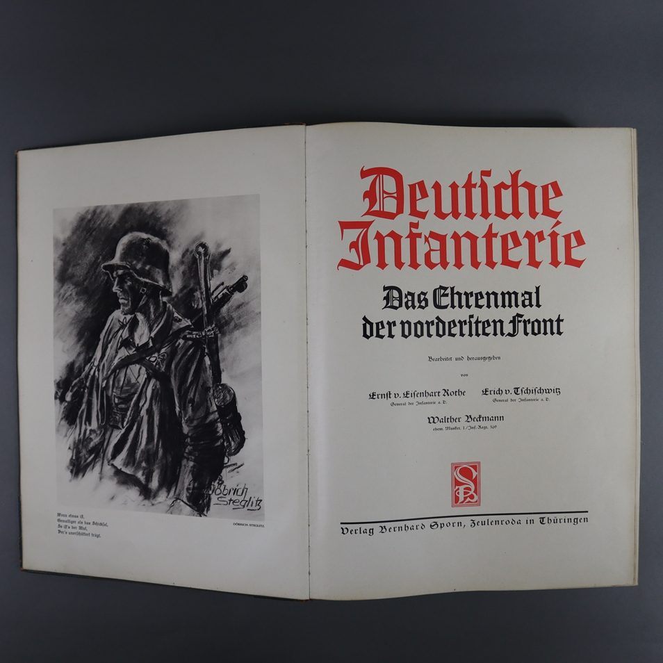 Eisenhart Rothe/ Tschischwitz/ Beckmann - "Deutsche Infanterie - Das Ehrenmal der vordersten Front" - Image 3 of 14