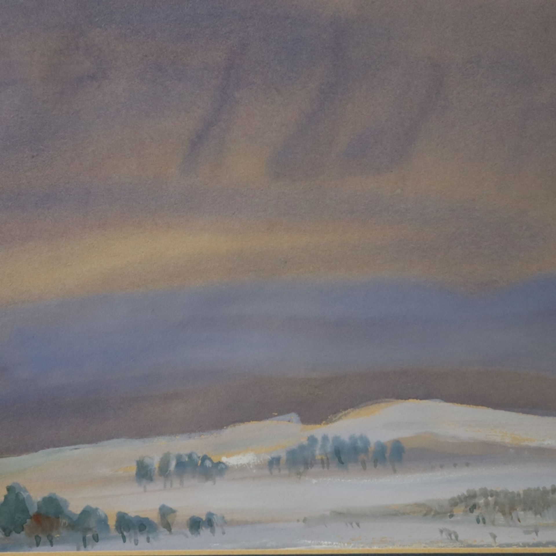 Etz, Peter Paul (1913-1995) - "Himmel aus Ultramarin", 1980, Aquarell auf Papier, monogrammiert und - Image 3 of 7