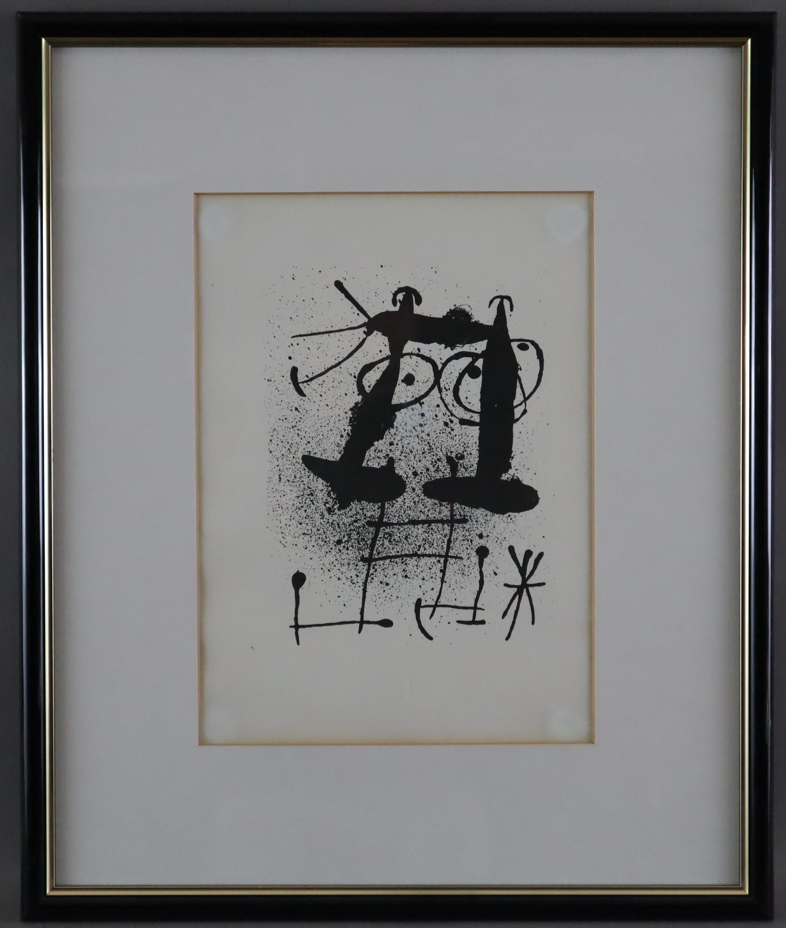 Miró, Joan (1893 Barcelona - 1983 Palma de Mallorca) - Ohne Titel, Offsetlithografie, rasterloser D - Bild 2 aus 3