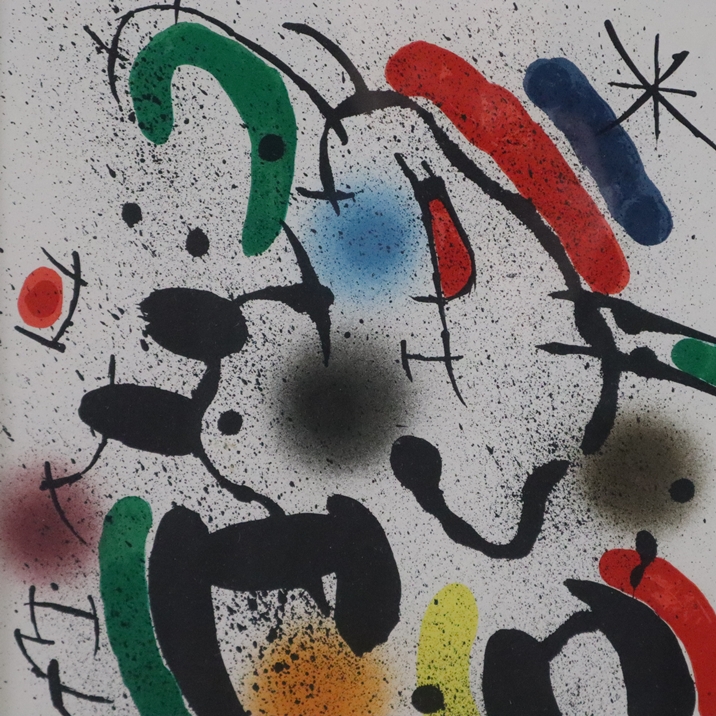 Miró, Joan (1893 Barcelona - 1983 Palma de Mallorca) - "Die Tanzenden", Original-Farblithografie, 1 - Bild 3 aus 4