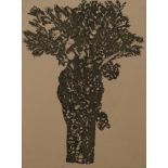 Fuchs, Ernst (1930-Wien-2015) - "Lilith Hinter dem Baum der Erkenntnis", 1975, Radierung auf Papier