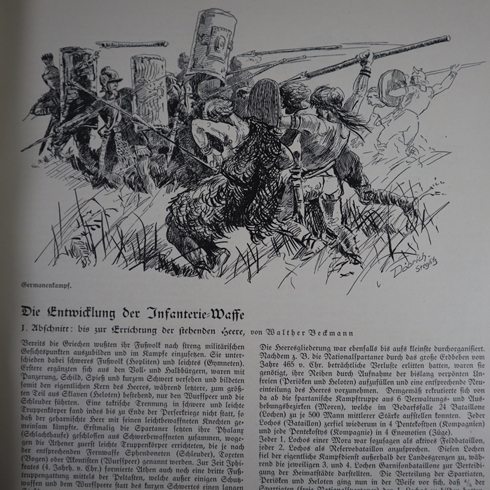 Eisenhart Rothe/ Tschischwitz/ Beckmann - "Deutsche Infanterie - Das Ehrenmal der vordersten Front" - Image 8 of 14