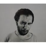 Rainer, Arnulf (*1929 Baden bei Wien) - Ohne Titel, schwarz/weiß Fotografie aus der Reihe "Face Far