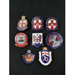 BAG OF MOSTLY LOYALIST BADGES