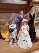 5 VARIOUS FIGURES TO INCLUDE DOULTON