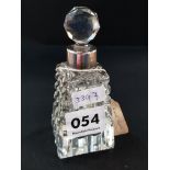 BIRMINGHAM 1890 SILVER COLOURED SCENT BOTTLE