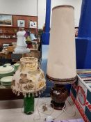 PAIR OF TABLE LAMPS SOLD AS SEEN