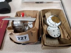 WATCH PARTS AND TIN PLATE PLANE