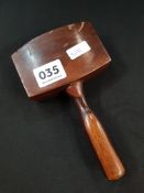 WOODEN MASONIC GAVEL (SIGNED D.STEED)