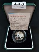 2004 SILVER PROOF 50P COIN