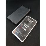 SILVER BAR FROM STONEX BULLION FINE SILVER 999.9 - 1000 GRAMS