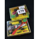 2 MAGNETO NO.141 MAGNETIC RACING CARS (1 COOPER, 1 LOTUS) ORIGINAL BOXES