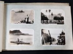 CIGAREETE CARD ALBUM OF NAVY PHOTOS