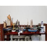 QUANTITY OF MODEL BOATS