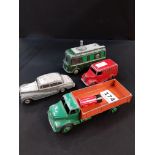 4 OLD DINKY TOY CARS