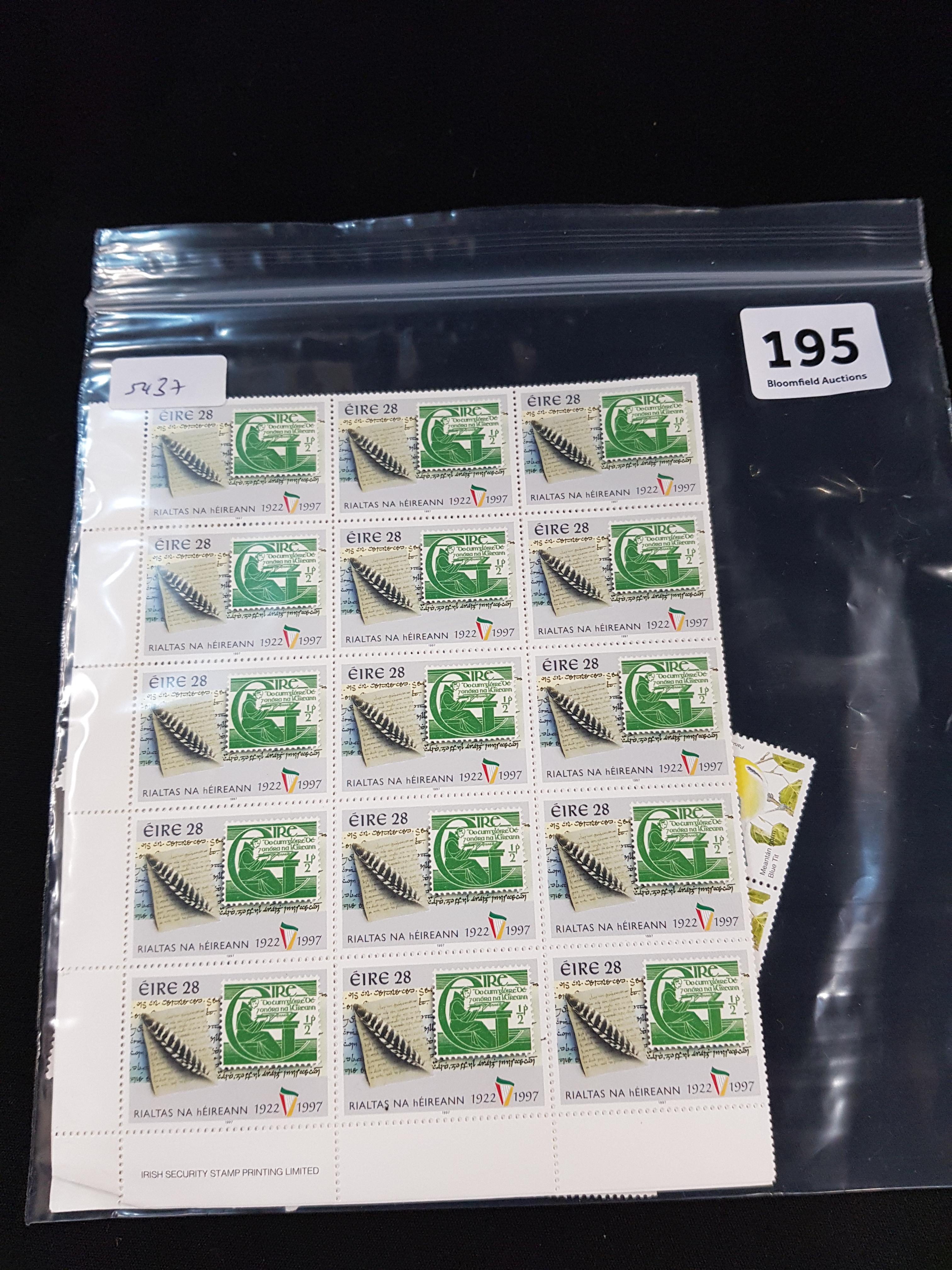 QUANTITY OF IRISH STAMPS