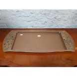 COPPER ART NOUVEAU TRAY