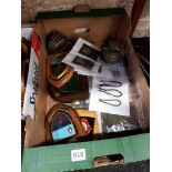 BOX OF MILITARY ITEMS