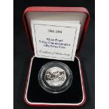 SILVER PROOF D-DAY COMMEMORATIVE FIFTY PENCE COIN