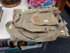 2 OLD MILITARY CANVAS BAGS