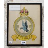 HAND PAINTED CREST - RAF FLYING SQUADRON