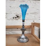 ANTIQUE BLUE GLASS APERGNE