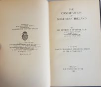 BOOK - THE CONSTITUTION OF NORTHERN IRELAND 1928