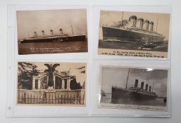 4 TITANIC POSTCARDS