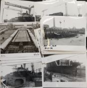 LARGE QUANTITY OF ORIGINAL HARLAND AND WOLFF PHOTOGRAPHS AND EPHEMERA