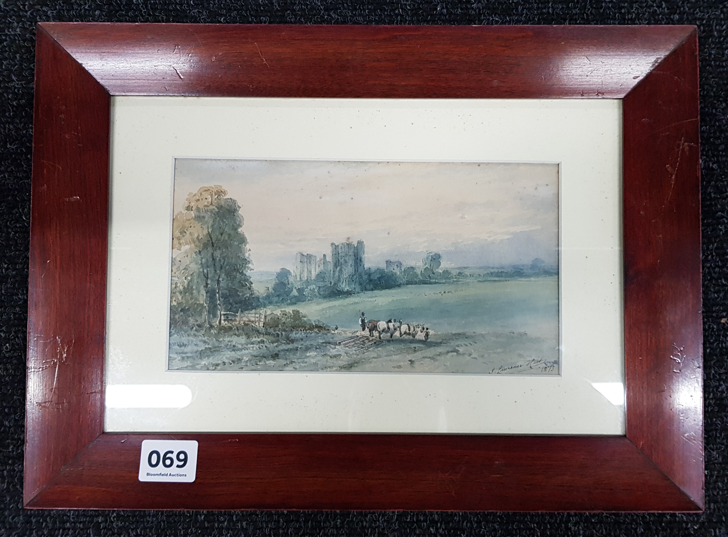 J LAURENCE HART 1873 - WATERCOLOUR - LANDSCAPE 8.5'X5' - Image 2 of 3