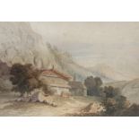 WILLIAM LEIGHTON LEITCH - WATERCOLOUR - LANDSCAPE 13'X9'